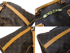 LOUIS VUITTON ルイ ヴィトン キーポルバンドリエール50 ボストンバッグ M41414 モノグラムキャンバス ブラウン 美品 中古 65654