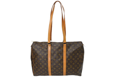 LOUIS VUITTON ルイヴィトン モノグラム フラネリー45 M51116 バッグ トートバッグ バック ブラウン 美品 中古 65655