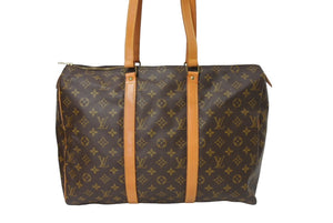 LOUIS VUITTON ルイヴィトン モノグラム フラネリー45 M51116 バッグ トートバッグ バック ブラウン 美品 中古 65655