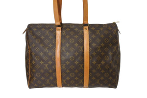 LOUIS VUITTON ルイヴィトン モノグラム フラネリー45 M51116 バッグ トートバッグ バック ブラウン 美品 中古 65655