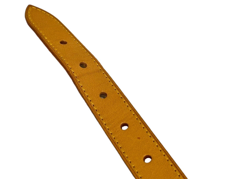 LouisVuitton Shoulder strap for buggy TH0076 Tanned leather Brown Good condition Used 65661