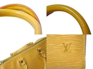 Louis Vuitton ルイヴィトン スピーディ25 ボストンバッグ M43019 エピレザー イエロー ゴールド金具 良品 中古 65672