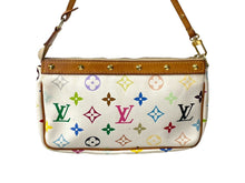 Load image into Gallery viewer, LOUIS VUITTON ルイ ヴィトン ポシェット アクセソワール アクセサリーポーチ M92649 モノグラム マルチカラー 村上隆 中古 65681