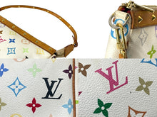 画像をギャラリービューアに読み込む, LOUIS VUITTON ルイ ヴィトン ポシェット アクセソワール アクセサリーポーチ M92649 モノグラム マルチカラー 村上隆 中古 65681