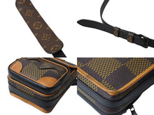 Load image into Gallery viewer, LOUIS VUITTON ルイヴィトン ショルダーバッグ アマゾン スリングバッグ NIGO ダミエジャイアント N40357 ブラウン 美品 中古 65683