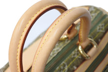 Load image into Gallery viewer, LOUIS VUITTON ルイヴィトン ネオ スピーディ ハンドバッグ M95215 モノグラムデニム カーキ ゴールド金具 美品 中古 65692