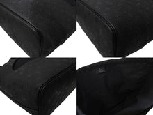 Load image into Gallery viewer, 新品同様 LOUIS VUITTON ルイヴィトン コムデギャルソン 川久保玲 トートバッグ M58661 ウィズホールズMM モノグラムアンプラント ブラック 中古 65693