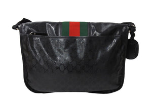 GUCCI グッチ シェリーライン ショルダーバッグ 269376 204990 GGインプリメ ブラック レッド グリーン 美品 中古 65700