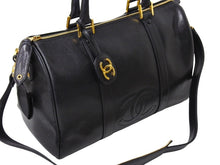 画像をギャラリービューアに読み込む, 極美品 CHANEL シャネル ハンドバッグ ショルダーバッグ 2WAY 2番台 キャビアスキン ココマーク ブラック キャビアスキン 中古 65707