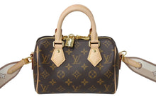 Load image into Gallery viewer, 極美品 LOUIS VUITTON ルイヴィトン ハンドバッグ M46234 スピーディバンドリエール 20 ブラウン モノグラム 中古 65712