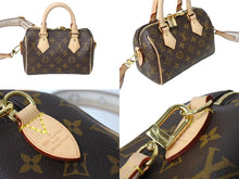 Load image into Gallery viewer, 極美品 LOUIS VUITTON ルイヴィトン ハンドバッグ M46234 スピーディバンドリエール 20 ブラウン モノグラム 中古 65712