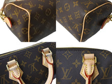 Load image into Gallery viewer, 極美品 LOUIS VUITTON ルイヴィトン ハンドバッグ M46234 スピーディバンドリエール 20 ブラウン モノグラム 中古 65712