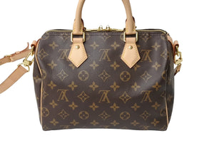 極美品 LOUIS VUITTON ルイヴィトン モノグラム スピーディ バンドリエール25 ボストンバック M41113 中古 65713