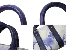 画像をギャラリービューアに読み込む, 極美品 LOUIS VUITTON ルイヴィトン キーポルXS 2WAY ショルダーバッグ モノグラムウォーターカラー ネイビー ホワイト M45761 中古 65721