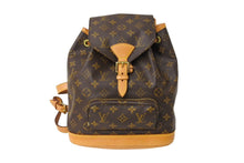 Load image into Gallery viewer, LOUIS VUITTON ルイヴィトン モンスリMM バックパック リュック M51136 モノグラム ブラウン ゴールド金具 美品 中古 65723