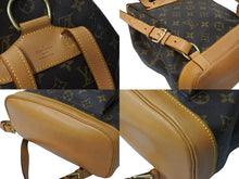 Load image into Gallery viewer, LOUIS VUITTON ルイヴィトン モンスリMM バックパック リュック M51136 モノグラム ブラウン ゴールド金具 美品 中古 65723
