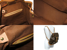 Load image into Gallery viewer, LOUIS VUITTON ルイヴィトン モンスリMM バックパック リュック M51136 モノグラム ブラウン ゴールド金具 美品 中古 65723