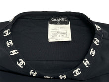 Load image into Gallery viewer, 極美品 CHANEL シャネル 半袖Ｔシャツ P08954V03909 サイズ36 ココマーク 刺繍 ブラック ナイロン スパンデックス 中古 65733