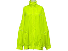画像をギャラリービューアに読み込む, 極美品 BALENCIAGA バレンシアガ パイピング オーバーサイズ トラック ジャケット 蛍光 イエロー 2020年 ポリエステル 643053 サイズ38 中古 65736