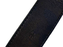 Load image into Gallery viewer, LOUIS VUITTON ルイヴィトン モノグラムマルチカラー サンチュール キャレ ベルト Ｍ6890 ブラック PVC ロゴ 村上隆 小物 85/34 美品 中古 65738