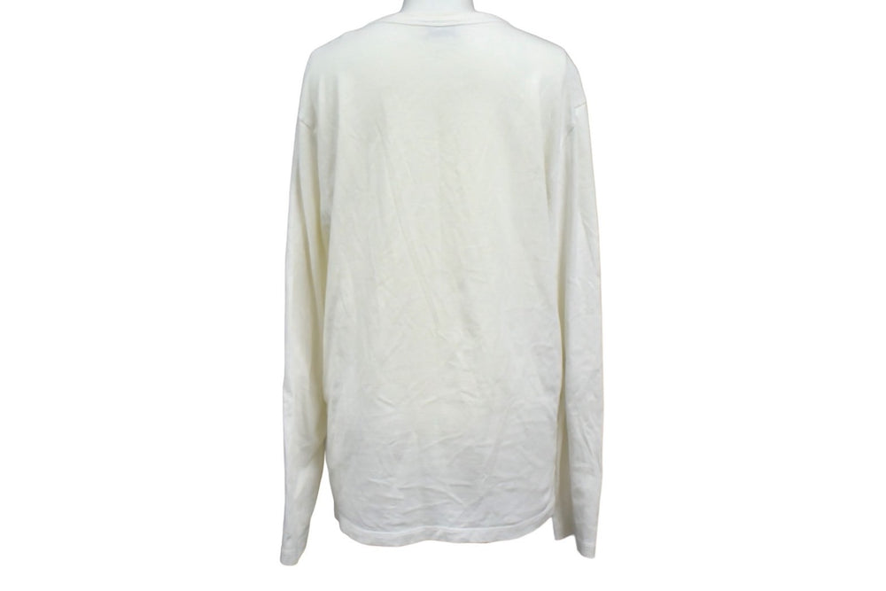 MONCLER モンクレール 長袖Ｔシャツ ワッペン トップス コットン サイズなし E10918040600 ホワイト 良品 中古 65766