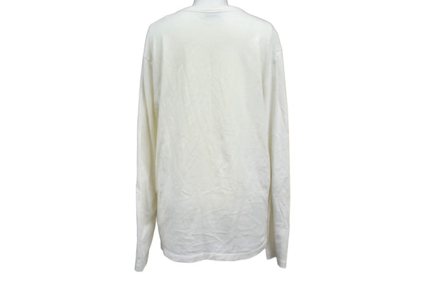 MONCLER モンクレール 長袖Ｔシャツ ワッペン トップス コットン サイズなし E10918040600 ホワイト 良品 中古 65766