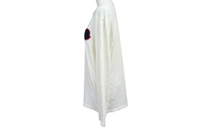 MONCLER モンクレール 長袖Ｔシャツ ワッペン トップス コットン サイズなし E10918040600 ホワイト 良品 中古 65766