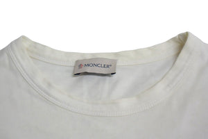 MONCLER モンクレール 長袖Ｔシャツ ワッペン トップス コットン サイズなし E10918040600 ホワイト 良品 中古 65766