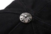 Load image into Gallery viewer, CHROME HEARTS クロムハーツ トラッカーキャップ ダガー 刺繍 ONE SIZE 53-60 ブラック コットン シルバー925 良品 中古 65771