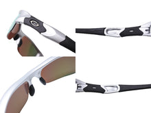 画像をギャラリービューアに読み込む, 極美品 OAKLEY オークリー フラックジャケット サングラス 03-884 サイズ63/14 133 プラスチック シルバー ブラック イエロー 中古 65772