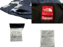 Load image into Gallery viewer, Supreme THE NORTH FACE シュプリーム ノースフェイス ダウンジャケット ブルー ホワイト ナイロン NP521001 サイズM 美品 中古 65808