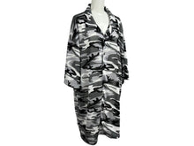 画像をギャラリービューアに読み込む, 極美品 BALENCIAGA バレンシアガ 半袖シャツ サイズ39 ポリエステル 647651 開襟 カモ柄 21SS グレー ホワイト ブラック 中古 65817