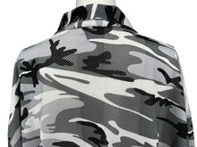 画像をギャラリービューアに読み込む, 極美品 BALENCIAGA バレンシアガ 半袖シャツ サイズ39 ポリエステル 647651 開襟 カモ柄 21SS グレー ホワイト ブラック 中古 65817