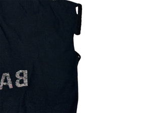 BALENCIAGA バレンシアガ INSIDE OUT スリーブレスロゴTシャツ 2023 コットン ブラック ホワイト サイズL 美品 中古 65818