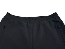 画像をギャラリービューアに読み込む, 極美品 BALENCIAGA バレンシアガ トラックパンツ 595007 サイズ44 サイドライン ロゴ刺繍 ブラック ホワイト 19AW 中古 65820