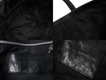 画像をギャラリービューアに読み込む, CHROME HEARTS クロムハーツ FSトート トートバッグ クロスパッチ ブラック シルバー金具 中古 65824