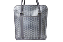 Load image into Gallery viewer, 極美品 GOYARD ゴヤール ブルゴーニュ ハンドバッグ グレー PVC BOURGOMMLTY51CL51P シルバー金具 中古 65826