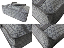 Load image into Gallery viewer, 極美品 GOYARD ゴヤール ブルゴーニュ ハンドバッグ グレー PVC BOURGOMMLTY51CL51P シルバー金具 中古 65826