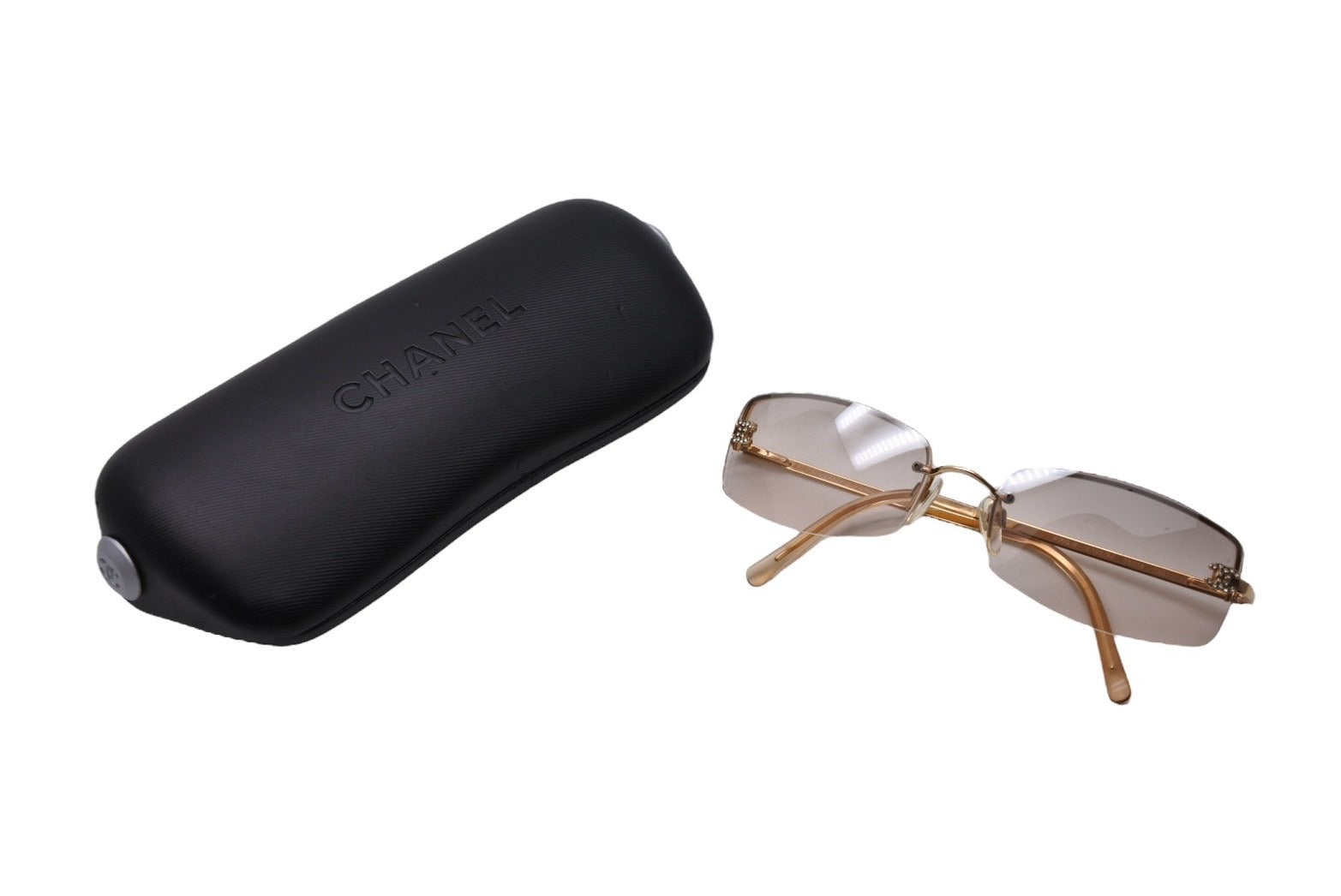 CHANEL シャネル サングラス ココマーク ラインストーン 4093-B