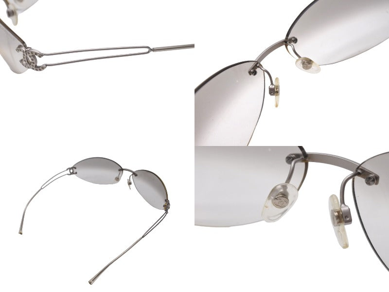 CHANEL シャネル サングラス ココマーク ラインストーン 4049-B