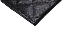 Load image into Gallery viewer, 極美品 CHANEL シャネル カードケース ココマーク ラインストーン マトラッセ ブラック キャビアスキン AP3343 中古 65844