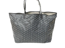 Load image into Gallery viewer, 新品未使用 GOYARD ゴヤール トートバッグ SAINTLOUIS PM VERT サンルイGM PVCコーティングキャンバス グレー 中古 65682