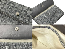 Load image into Gallery viewer, 新品未使用 GOYARD ゴヤール トートバッグ SAINTLOUIS PM VERT サンルイGM PVCコーティングキャンバス グレー 中古 65682