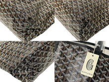 Load image into Gallery viewer, 新品未使用 GOYARD ゴヤール SAINTLOUIS PM VERT サンルイPM トートバッグ ゴヤールディンキャンバス ブラック カーフスキン 65853