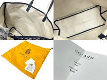 Load image into Gallery viewer, 新品未使用 GOYARD ゴヤール SAINTLOUIS PM VERT サンルイPM トートバッグ ゴヤールディンキャンバス ネイビー カーフスキン 中古 65854