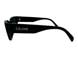 CELINE セリーヌ バイエディスリマン サングラス メガネ アイウェア サイドロゴ CL40197U プラスチック ブラック 美品 中古 65860