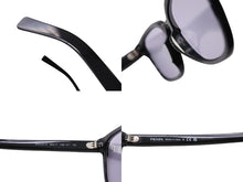 Load image into Gallery viewer, PRADA プラダ サングラス アイウェア サイドロゴ VPR 04Y-F イタリア製 プラスチック ブラック シルバー金具 美品 中古 65865