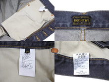 Load image into Gallery viewer, 新品未使用 KAPITAL キャピタル 14ozブラックデニム メキシカンタキシード 5P OKAGILLY コットン レザー ブラック 65893