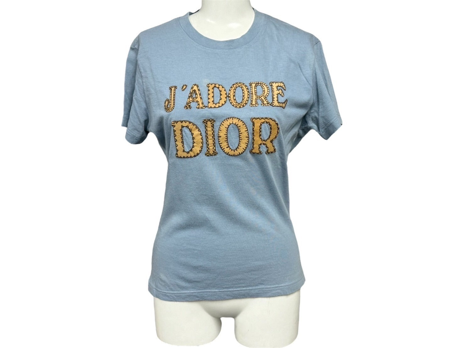 Christian Dior クリスチャンディオール 半袖Ｔシャツ J'ADORE ジャドール サイズ42 フェルト刺繍 3P16155020 美品  中古 65895 – Casanova Vintage