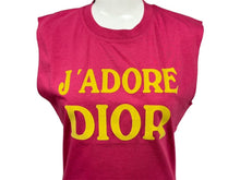 Load image into Gallery viewer, 極美品 Christian Dior クリスチャンディオール タンクトップ サイズ40 J'ADORE ジャドール 2A12155300 ピンク 中古 65896